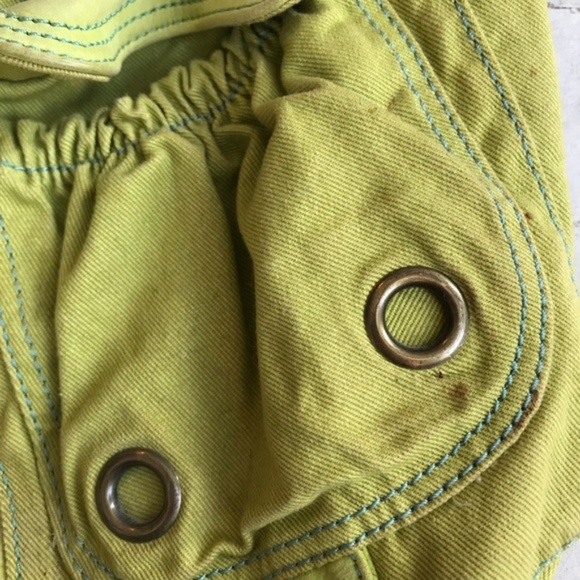 MARC JACOBS 🍏Green Cotton & Leather Messenger Bag - Picture 7 of 8